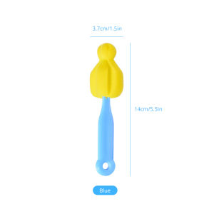 Baby Bottle Brush Sponge Rotation Baby Pacifier Feeding Cup Nipple Cleaning Brushes