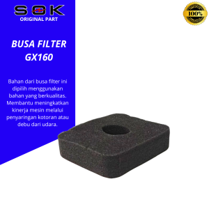 Filter udara ONLY GX160 saringan udara GX160 elemen udara Gx160 air cleaner ONLY GX160 200