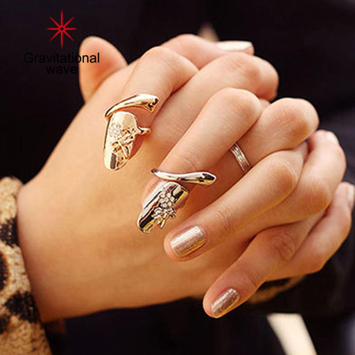 CZ Pavé Nail Wrap Ring – Ashley Schenkein Jewelry Design