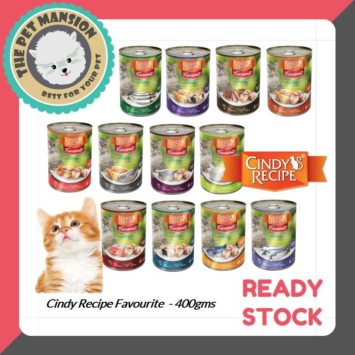 Cindy Recipe Favorite Cindy's Favourite Cat Canned Food (400g) | Lazada