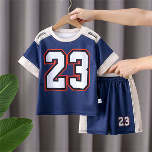 【Local Stock】 Kids Jersey Set 2026 New Model No "77" Sports Two-piece Set Quick Sweat Absorption No Cold Breathable