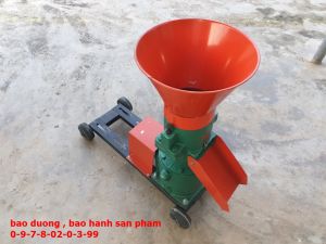Khung máy ép cám viên có bánh xe di chuyển chắn