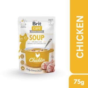 75g Brit Care Soup All Stages Adult Kitten Cat Cats Wet Food Pouch Daily Pet Balanced Nutrition Meal
