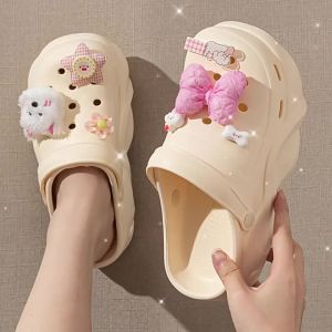 [Free Shipping] WomenS Thick-Soled Clogs For Summer Outdoor Wear 2025 New Model Eva Non-Slip And Odor-Resistant Beach Sandals For Women