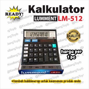 Kalkulator Calculator Meja 12 Digit Lengkap (LUMMENT LM-512)