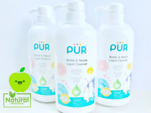 Date 2/2027 - Nước rửa bình sữa và núm ti Pur gói 450ml