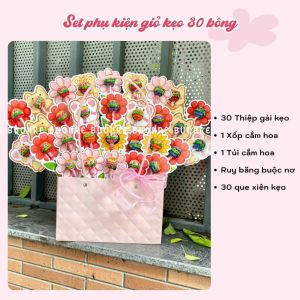 Set nguyên liệu trụ gài kẹo mút hình dễ thương- Trụ gài kẹo quà tặng học sinhdecor lớp họctrang trí Trung Thu ANGIHOME