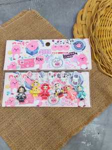 Gantungan Keychain bag Charmbag Charm hp karakter gantungan kunci Tas set 6pc molly astronaut Bear