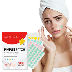 FenHuan 【Local Delivery】200pcs Star Pimple Patch Repair Facial Gentle And Non-irritating Invisible Removal Stickers Residue-Free Concealer Hydrocolloid Patch Beauty Skin Care Makeup Tools
