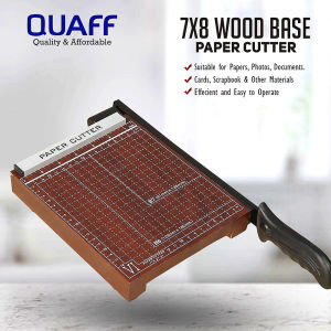 Quaff 7 X 8 Inches A5 Paper Cutter Wood & Metal Base