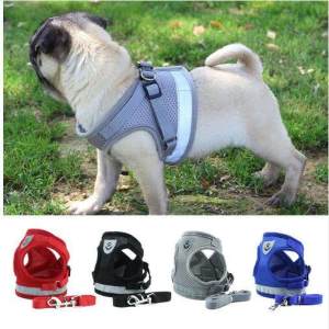 Lovinland Dog Cat Walking Jacket Harness Leash Pets Puppy Kitten Clothes Adjustable Vest Collars Lead Leash Strap Belt