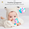 BEVAVAR Mainan gigitan teether bayi set/rattle stick mainan/kerincingan bayi. 