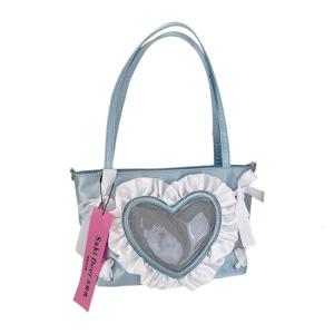 Women Bag Lovely Itabag Japanese Styles Crossbody Bag Students School Bag Sweet Bows Shoulder Bag for Pin Display