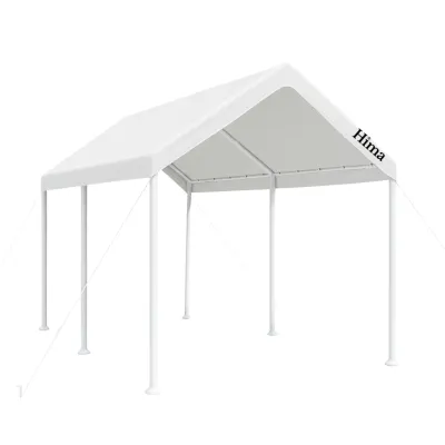 HIMA Heavy Duty Carport Canopy 300×450×300CM | Waterproof UV-Resistant Portable Garage Tent | All-Season Shelter for Car SUV Truck Boat & Equipment | Durable Alloy Steel Frame with Wind Ropes & Ground Stakes