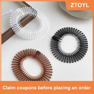 【ZTOYL】 Fixed Hair Invisible Back Head Broken Hair Comb Broken Hair Arrangement Artifact Female Insert Comb Hair Band Bangs Hair Clip