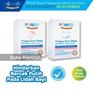 Pure BB Tongue Gum Wipes Tisu Pembersih Lidah dan Gusi Bayi Box isi 20pcs