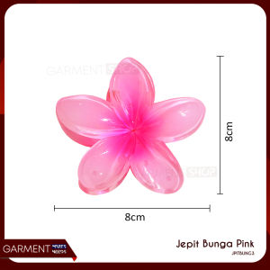 Jepit Rambut Fashion Summer Bunga Tropical Balinese Warna Gradasi Cantik Bahan Tebal Premium