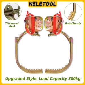 Electrician Climbing Pole Tool Wooden Pole Fastener Electrician climbing pole iron shoes Wooden Pole Foot Buckle Thicken