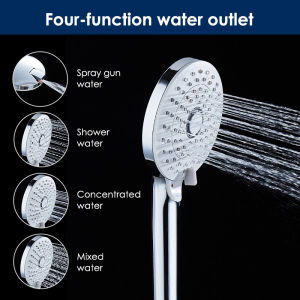 JOMOO 4 IN 1 Shower Head High Pressure with Spray Bathroom Multifunctional Supercharged Power Wash Rain Showerhead