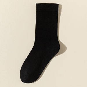 ถุงเท้ากีฬาสตรี สูงลายทางสีรุ้งแบบลำลองถุงน่อง Socks