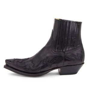 Banchugw 2024 nam bốt cao bồi miền Tây Nam Nữ Thiết kế thêu Giày mũi nhọn nam bốt đến mắt cá Bốt Da cỡ lỡn 35-48