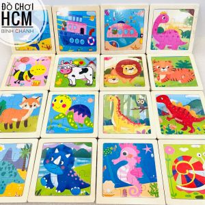 [MỚI VỀ] Đồ chơi trẻ em tranh ghép hình 9 mảnh thông minh cho bé thích lắp ráp xếp hình đồ chơi giáo dục tranh gỗ