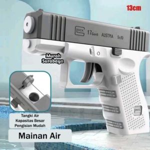 Mainan Pantai Pist0l Air Ukuran Kecil 908 | Mainan Anak Seru Semprotan Air Bisa Diisi Air Kemasan Kantong Mainan Watergun Toy Tanpa Menggunakan Baterai Viral Mainan Terbaru Semprotan Air Bentuk Pist0l