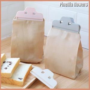 【Pinellia flowers】 Sealing Clip Dried Fruit Food Bag Large Snack Clip Moisture-proof Plastic Bag Sealer Snack Bag Sealing Clip