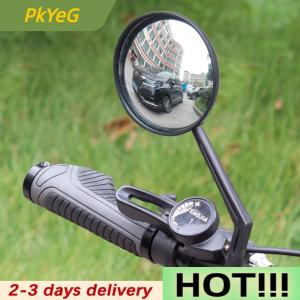 PkYeG Bicycle Round Mirror Mountain Bike Mirror Safety Mirror Road Bike Riding Equipment