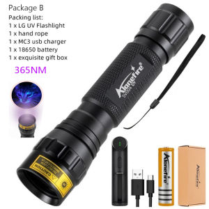 AloneFire SV004 LG Ultra Violet Light 10W Công Suất Cao 365nm/395nm Đèn Pin Uv UV Ánh Sáng Đen Vật Nuôi Vết Nước Tiểu Phát Hiện Bọ Cạp