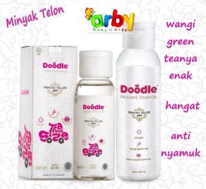 DOODLE EXCLUSIVE TELON OIL MINYAK TELON WANGI GREENTEA ANTI NYAMUK - 100ml