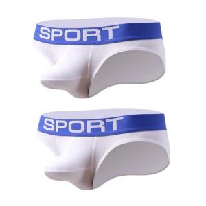 2 PCS Organic Cotton Men Boxers Shorts  Man Underwear Boxer Mens Panties Male Elephant nose Trunks Underpants U Pouch Convex