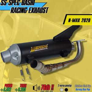 KNALPOT SPEC YAMAHA NMAX 2020 EXHAUST STAINLESS STANDAR RACING BASHI SS