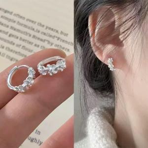 Anting Bunga🌸 桃花立体花朵耳扣 3D Flower Earrings 小众轻奢高级感精致气质百搭 Korean Style Fashion Jewelry Elegant Gift