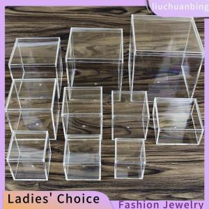 [COD] liuchuanbing Jewellery กล่องพลาสติกใสสูงสี่เหลี่ยมกล่องเพาะพันธุ์ปลากัดกล่องบรรจุโคลนคริสตัลลูกกวาดขนาดเล็ก