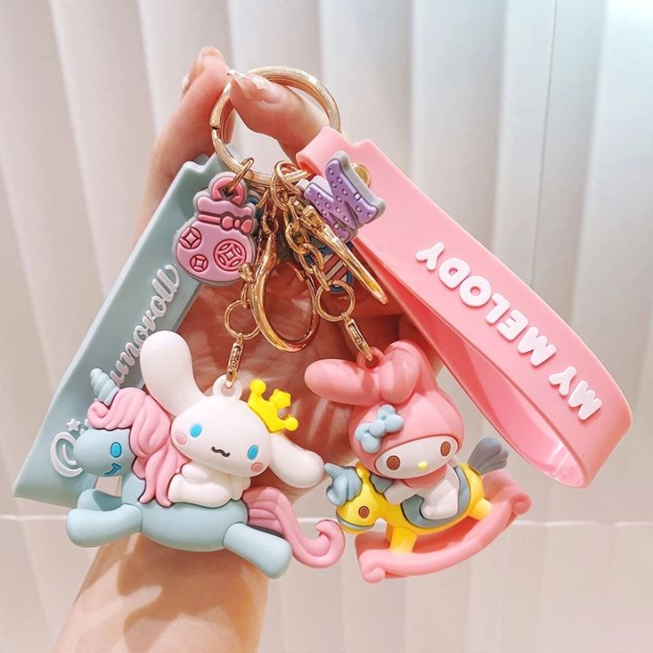 Anime Kawaii Keychain Sanrio Hello Kitty Keychain Pendant Holder