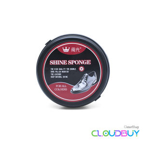 39g Double-sided Sponge Leather Shoe Polish Brush Tool Colorless Shoes Wax for All Color Shoes