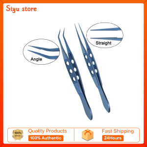 GREATLH Hair Transplant Tweezer Forceps Autoclavable Fue Implanter Tweezers Clamp Titanium Alloy Health equipment