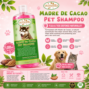 Madre de Cacao Pet Shampoo | Dogs & Cats | Anti-Itch & Deodorizing Formula
