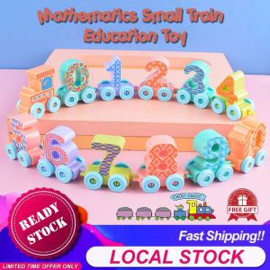 [Choo Choo Toy] Number Train Cognitive Toy Building Blocks Education Brain Stitching Mainan Kerata Api 数字小火车玩具 - BT138