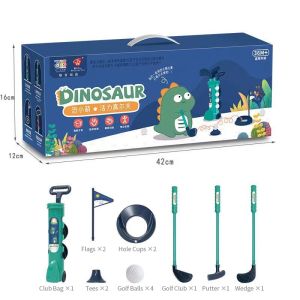 Turtle Kids Golf Toy Set Simulated Golf Balls Storage Bucket with Pulley Children Day Gift