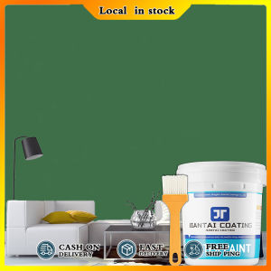 💥1KG💥Eco-Friendly Interior Wall Latex Paint for Home Use - White/Pink/Yellow/Blue/Green/Gray Self-Applying Wall Paint Odorless Colorful Wall Repair Paint