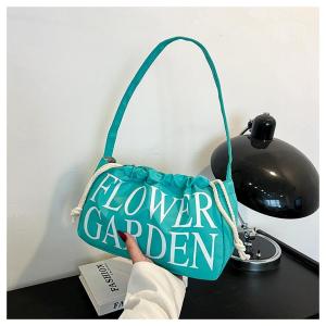 เอสที3520# ส่งในไทย กระเป๋าแฟชั่นสตรีหลากสี อักษรอังกฤษอินเทรนด์ สะพายข้างสะพายไหล่ ความจุมาก