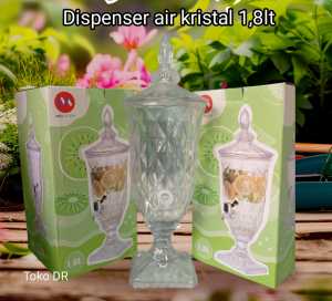 Dispenser Air Kaca / Kristal Kapasitas 2lt / MKS Glass / Kaca