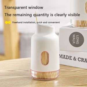 Minimalist Slide Toothpick Box Portable Toothpick Bottle Cute Fashion Home Toothpick Holder