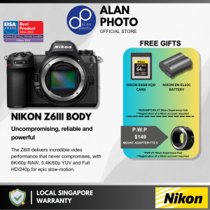 Nikon Z6 III Z 6III Mirrorless Full Frame Camera | 24-120mm | 24-200mm | 24-70mm | Nikon Singapore Warranty