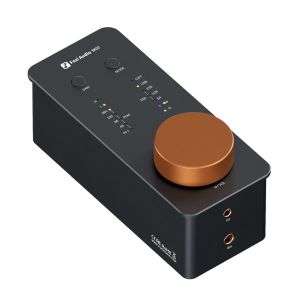 Fosi Audio SK02 DAC Amp Headphone Amplifier Desktop USB C to AUX Digital to Analog Audio Converter Adapter Preamp Optical to 3.5mm 4.4mm Balanced Combo for Home Audio System