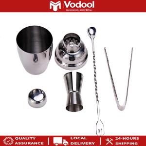 4pcs 250ml Stainless Steel Bartender Shaker Shaker Set Portable Bar Accessories