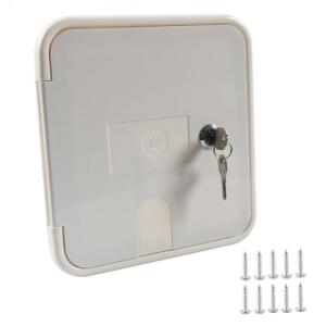 RVs Power Cable Access Door Upgrade Kit Plastic Sealed Design Universal Cable Hatches For Campers Modification