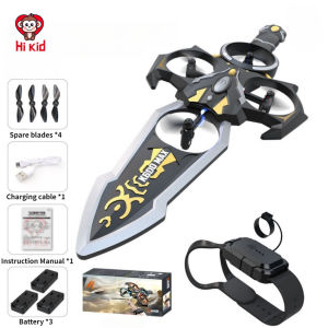 Gesture Sensing Flying   2.4G Remote Control ABS Cool LED Kids Flying Toy SG Local Stock  Fast Delivery